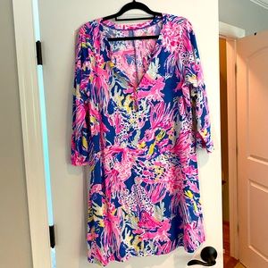 LIKE NEW Lilly Pulitzer 3/4 sleeve dress SZ XL